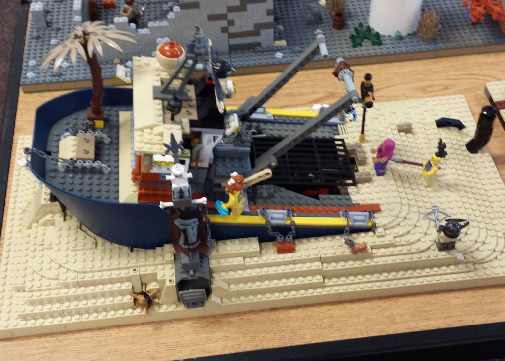 Joe Cooke's Shipwreck.  Won second place and best use of Lego.